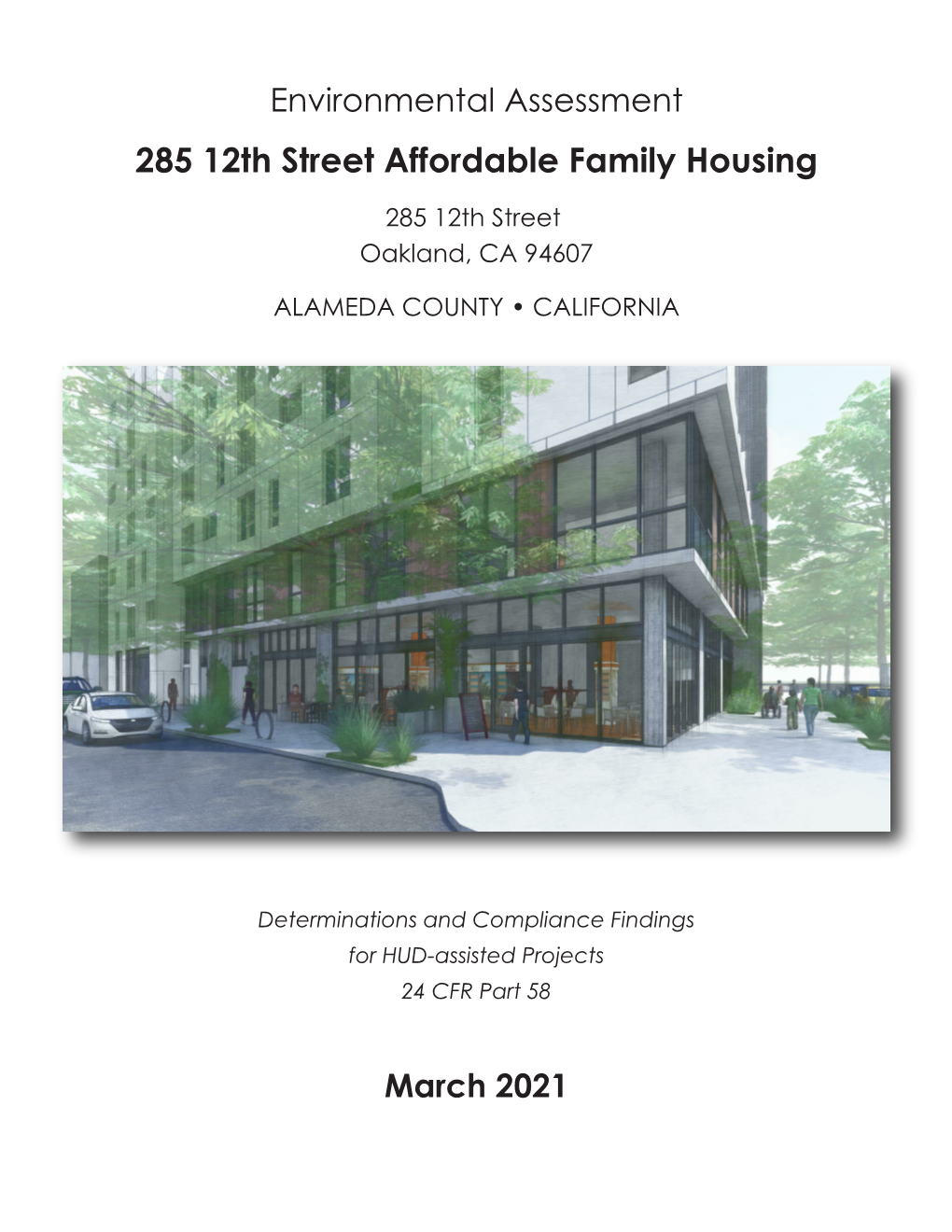 Environmental Assessment 285 12Th Street Affordable Family Housing