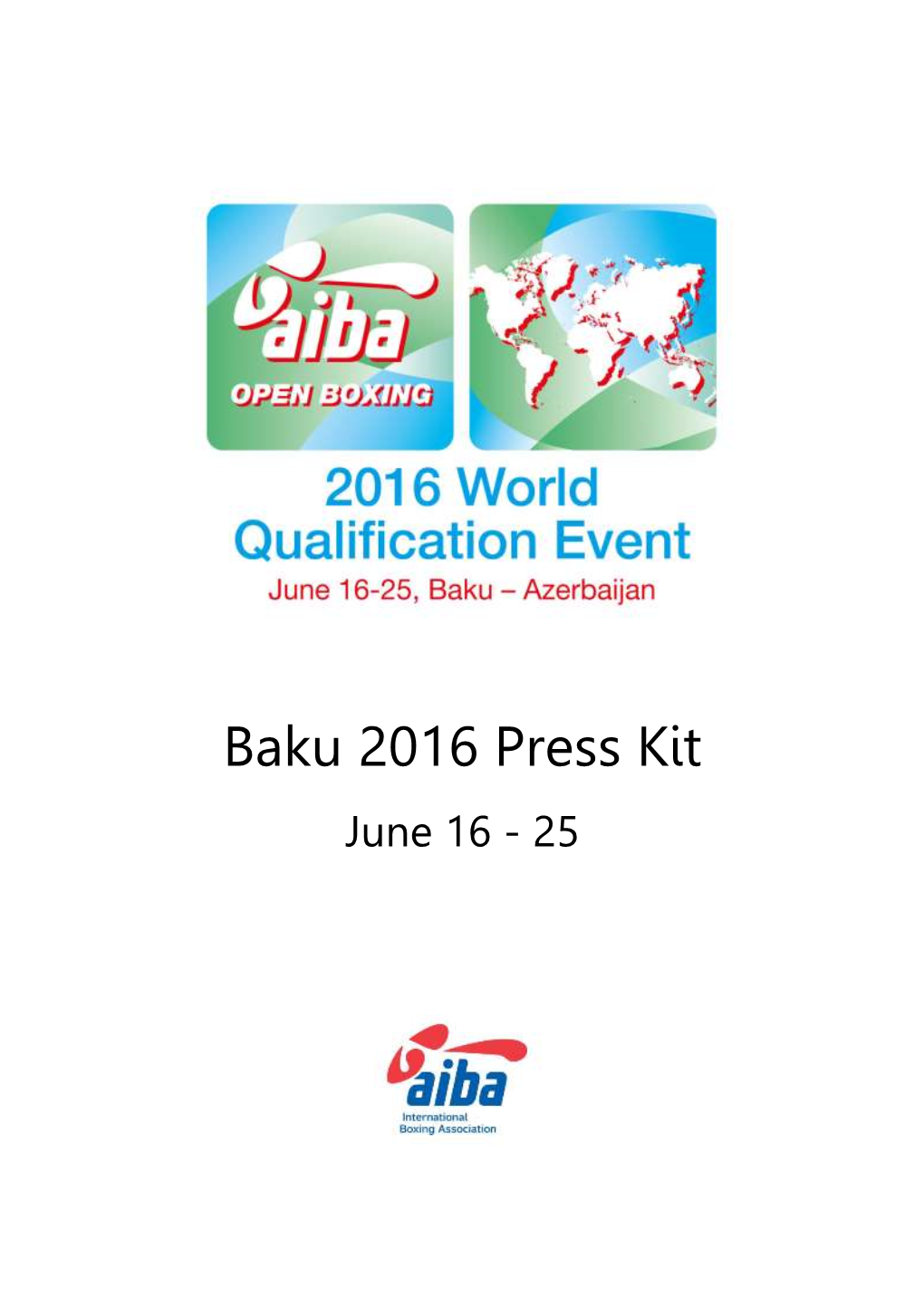 Baku 2016 Press Kit