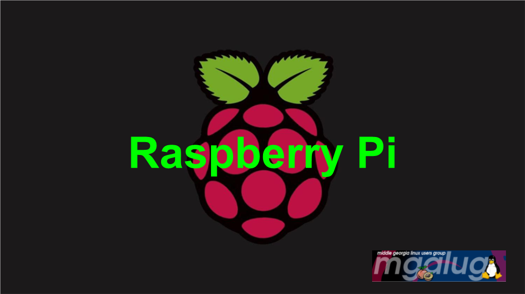 Raspberry Pi This Is Not the Pi You’Re Looking For