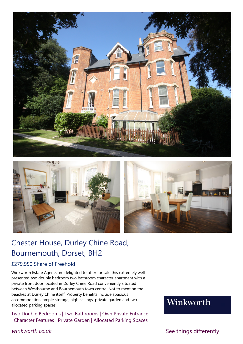 Chester House, Durley Chine Road, Bournemouth, Dorset