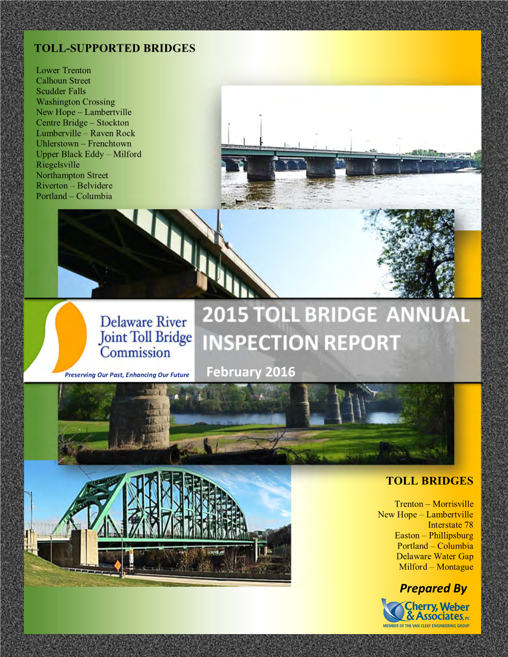 Trenton-Morrisville Toll Bridge Facility (Structure No