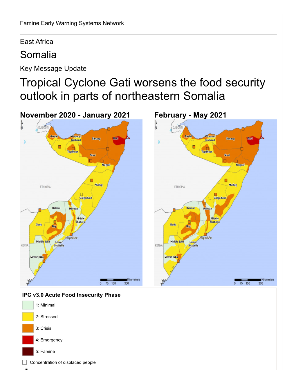 Tropical Cyclone Gati Worsens the Food Security Outlook in Parts of Northeastern Somalia