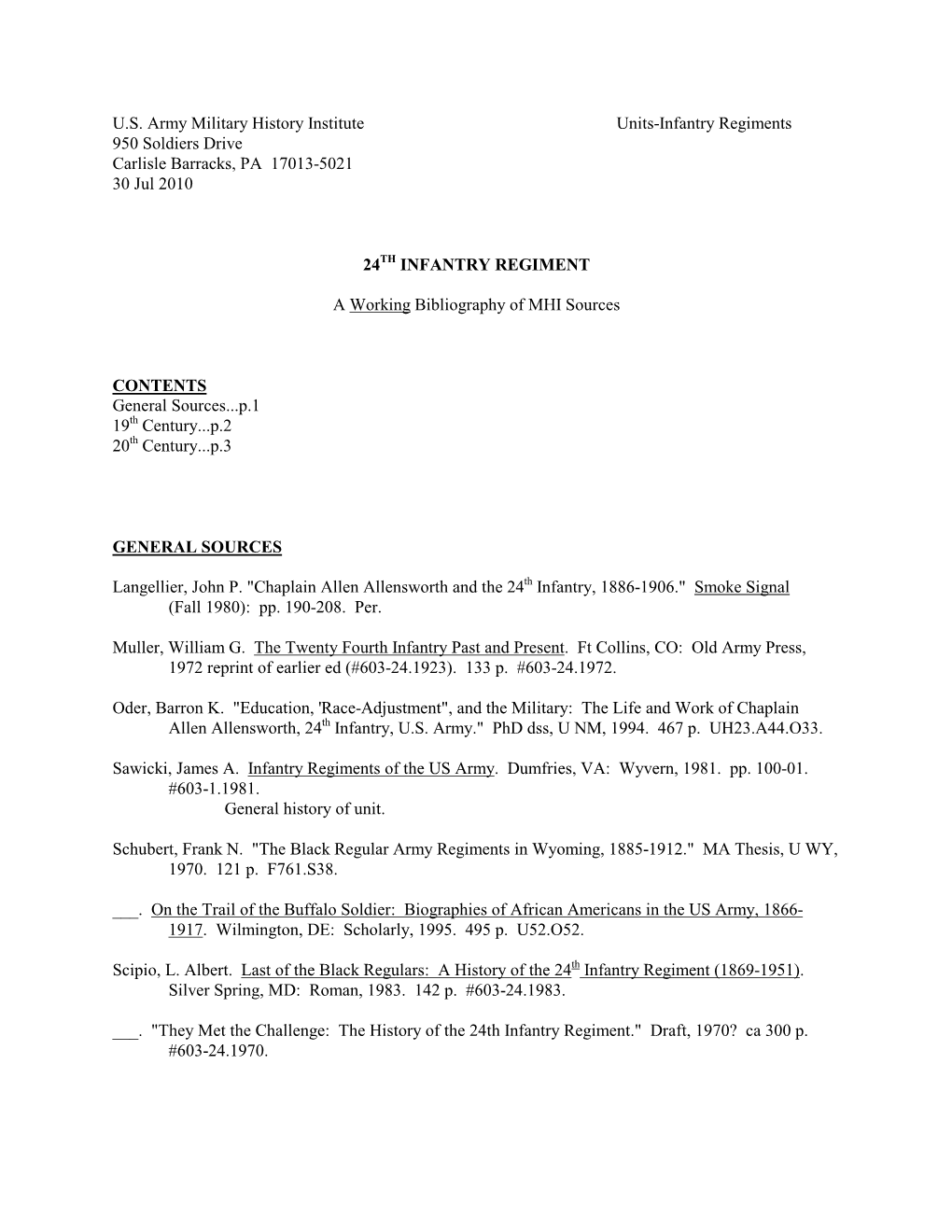 24Th Infantry Regiment.Pdf