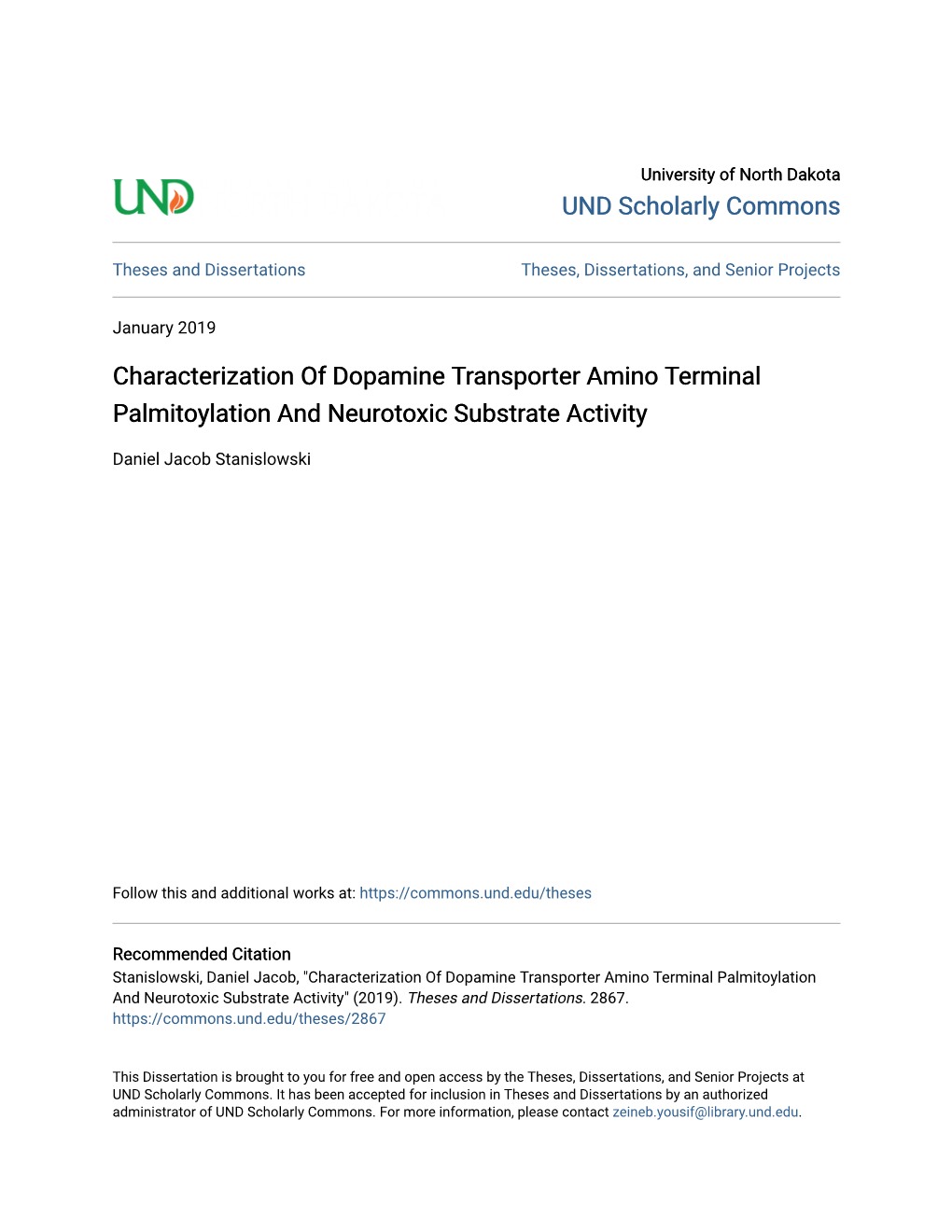 Characterization of Dopamine Transporter Amino Terminal Palmitoylation and Neurotoxic Substrate Activity