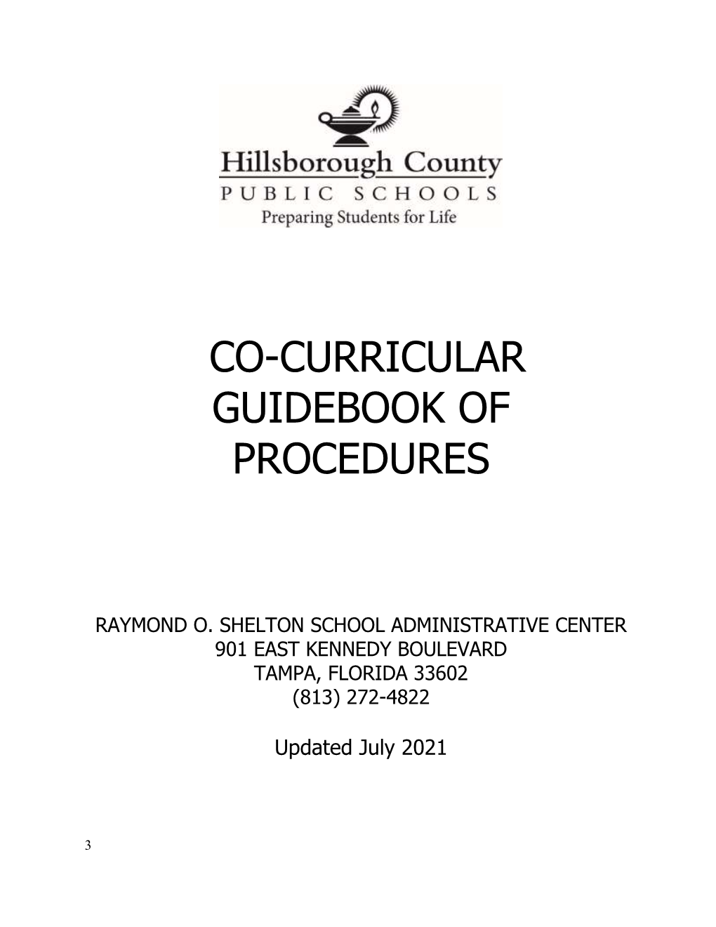 Co-Curricular Guidebook of Procedures