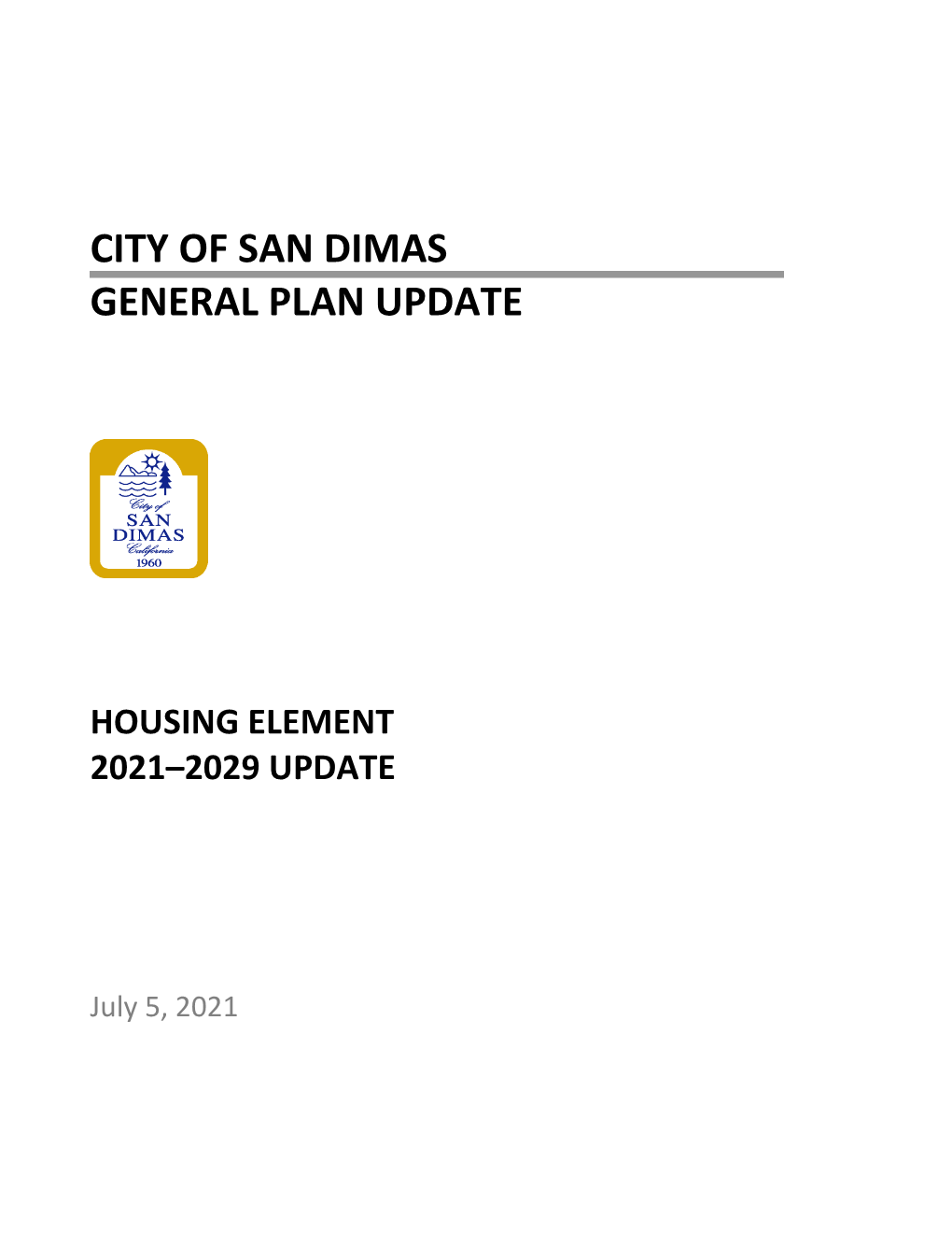 City of San Dimas General Plan Update