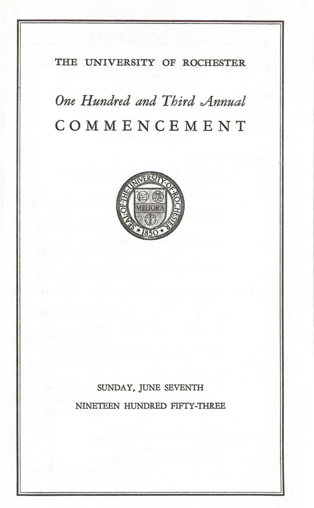 Commencement