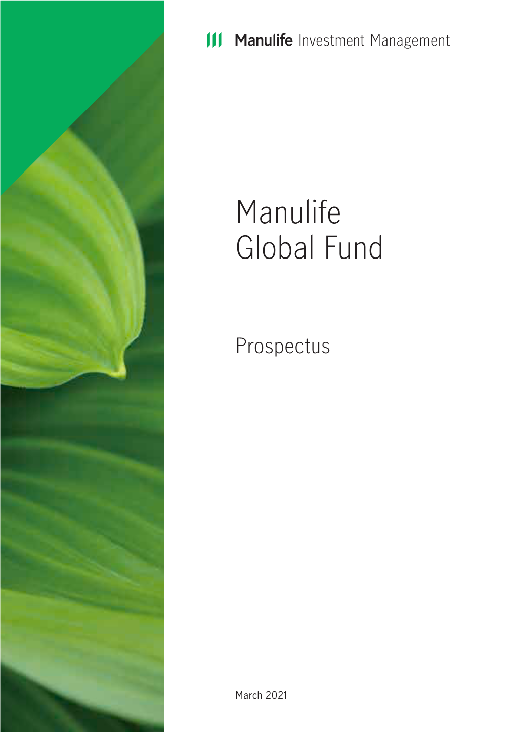 Manulife Global Fund Prospectus