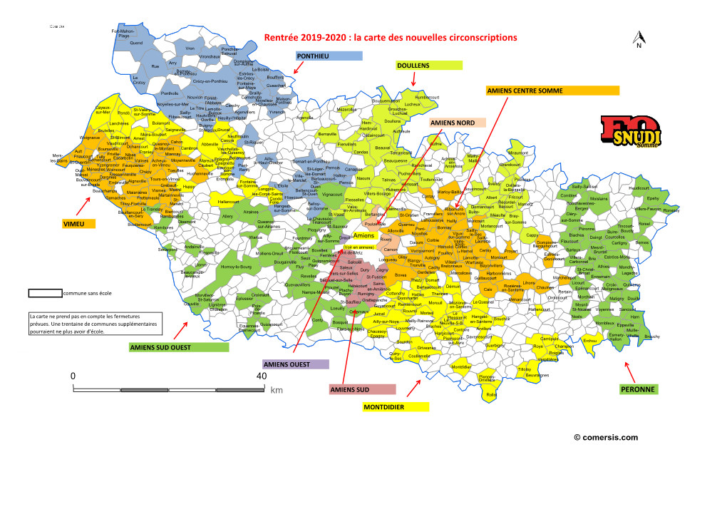 Rentrée 2019-2020 : La Carte Des Nouvelles Circonscriptions