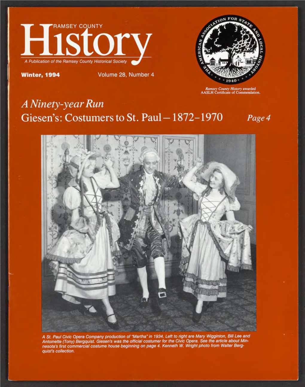 Giesen's: Costumers to St. Paul—1872-1970