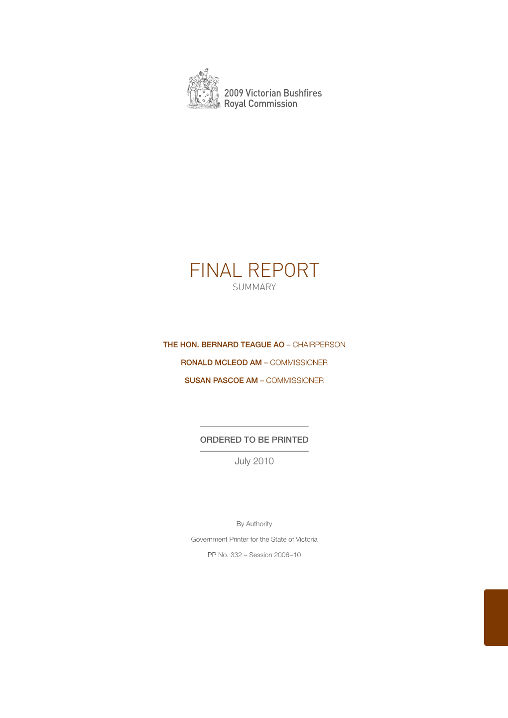 Final Report Summary