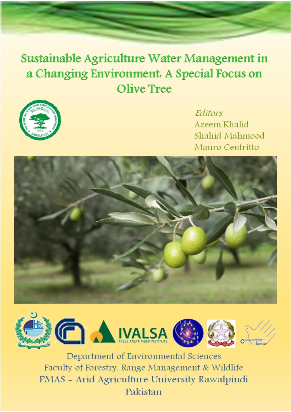 Sustainable Agriculture Water Management in a Changing Environment: a Special Focus on Olive Tree