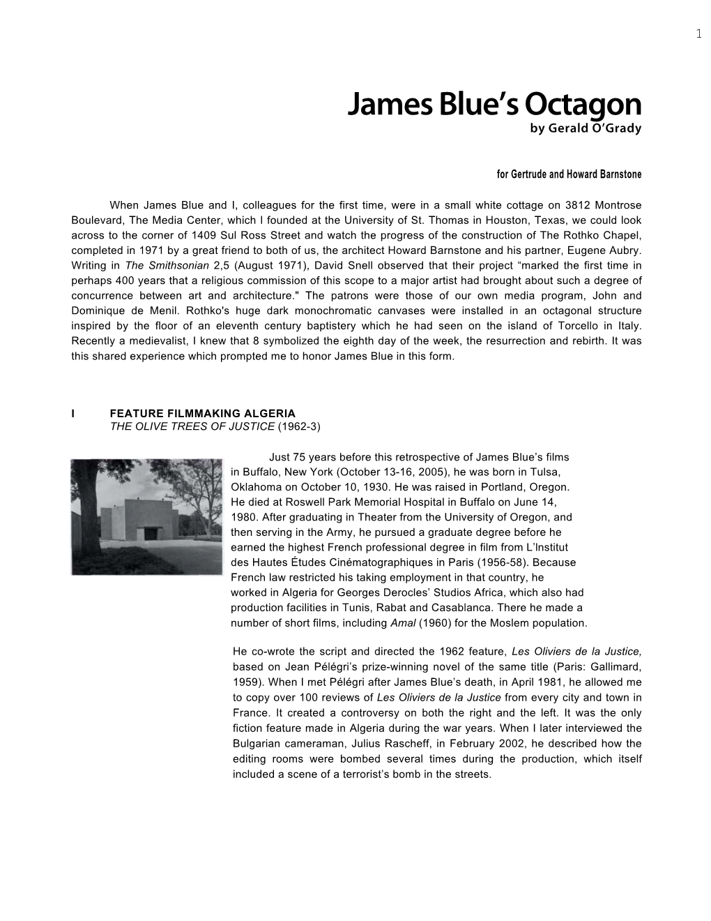 James Blue's Octagon