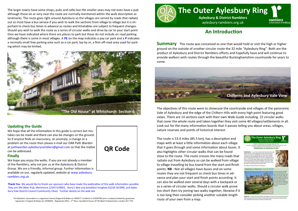 The Outer Aylesbury Ring Landmarks