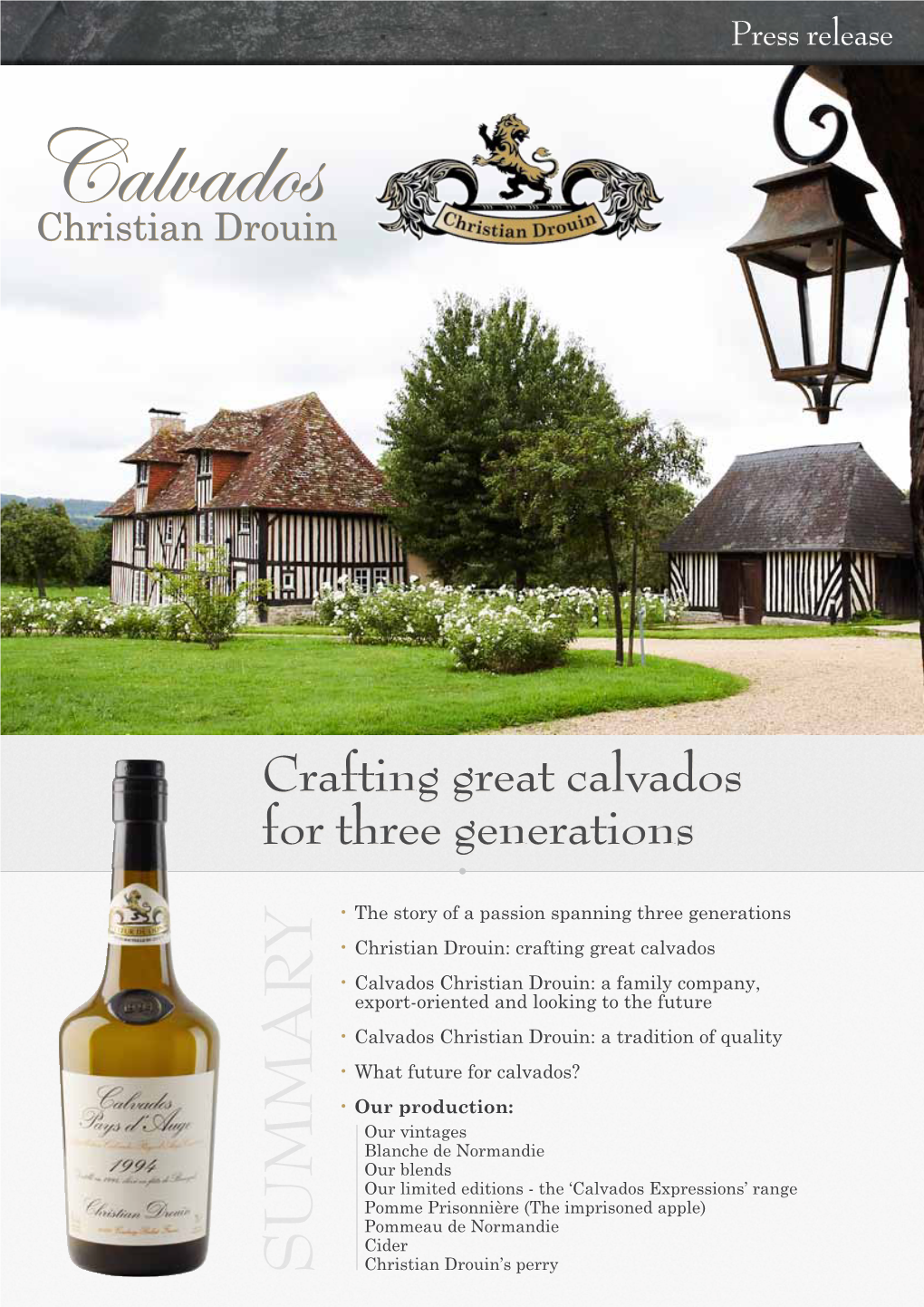 Crafting Great Calvados for Three Generations