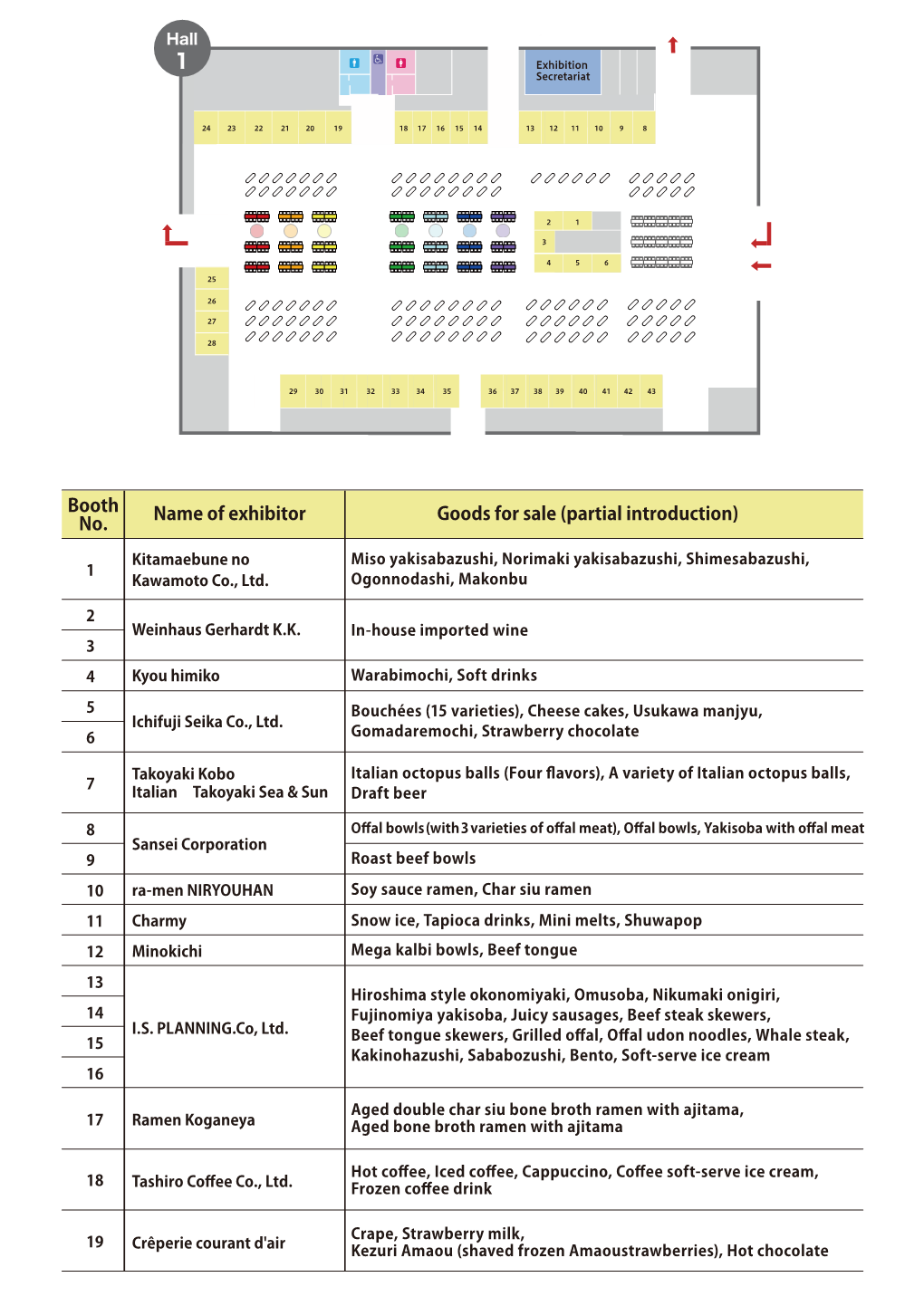 Map of Hall 1（87KB）