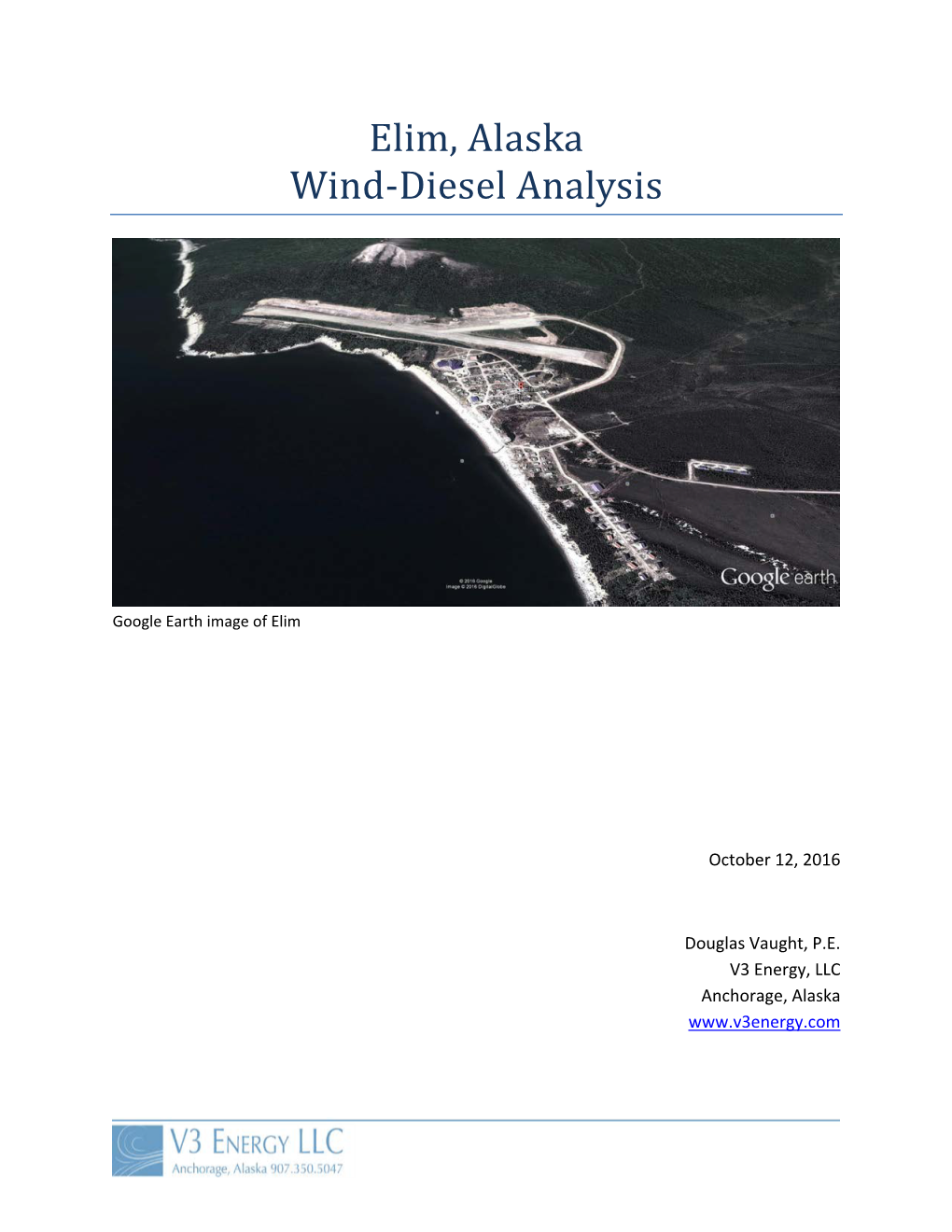 Elim, Alaska Wind-Diesel Analysis