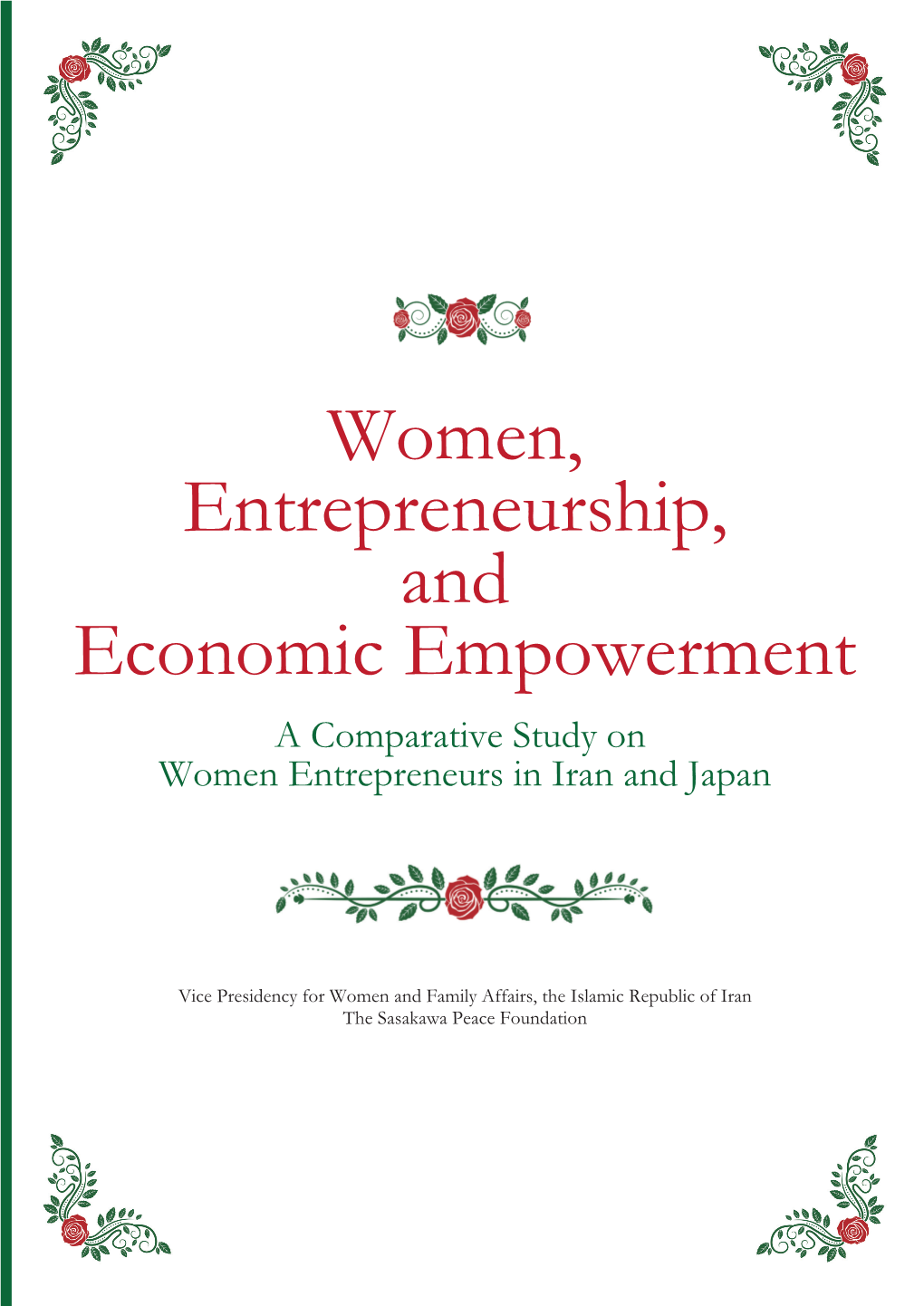 Women, Entrepreneurship, and Economic Empowerment