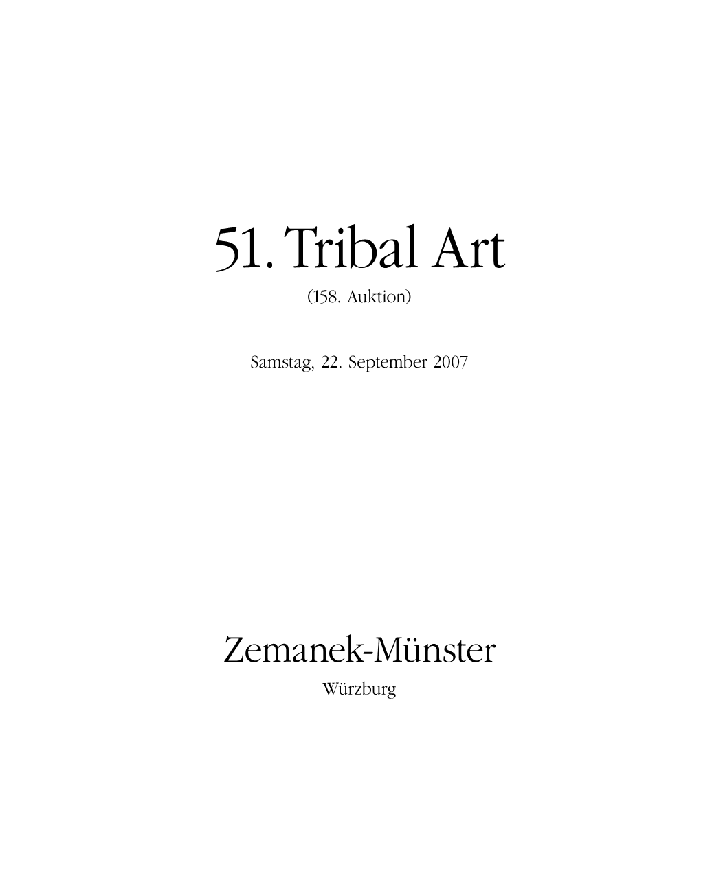 51. Tribal Art (158