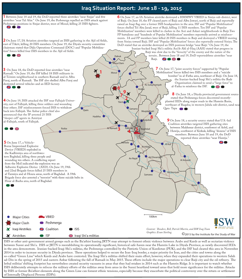 Iraq SITREP 2015-5-22