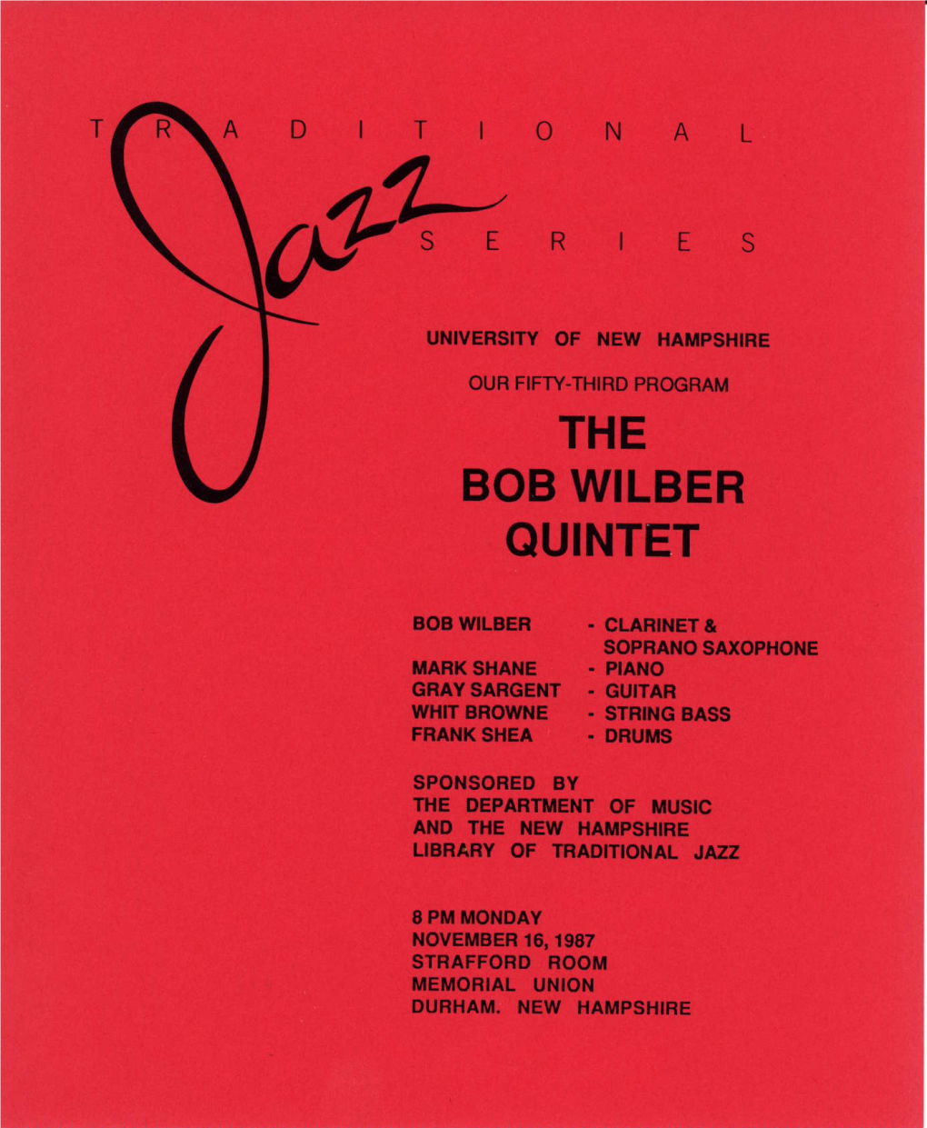 The Bob Wilber Quintet