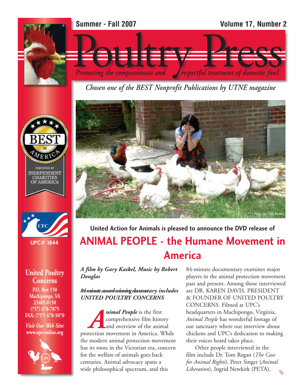 UPC Summer-Fall 2007 Poultry Press