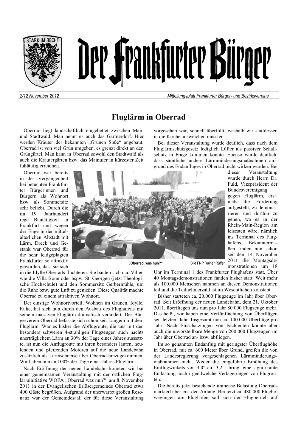 Der Frankfurter Bürger November 2012