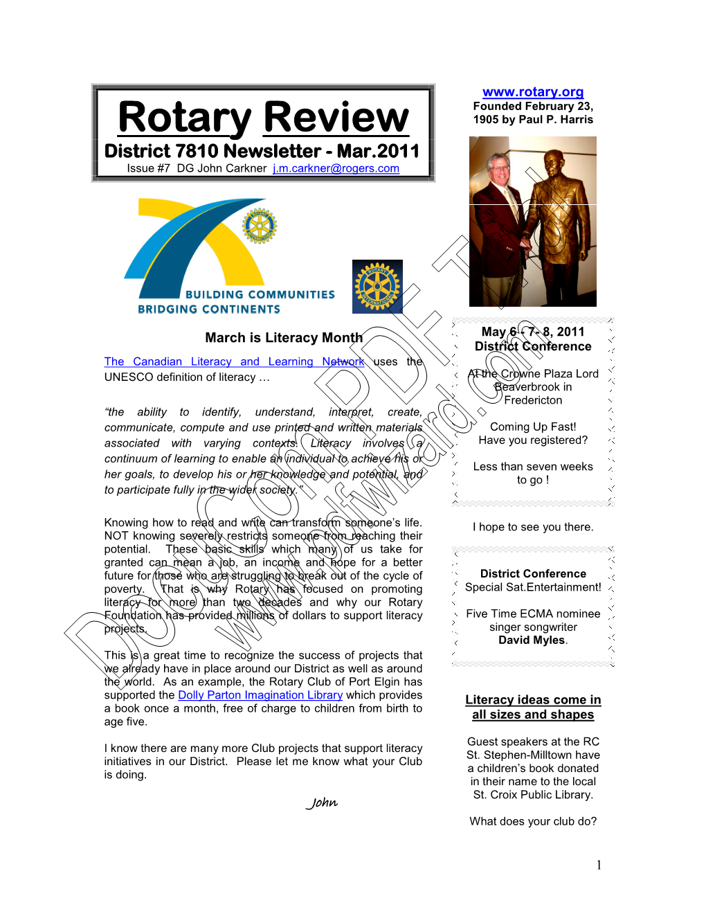 Rotary Review 1905 by Paul P