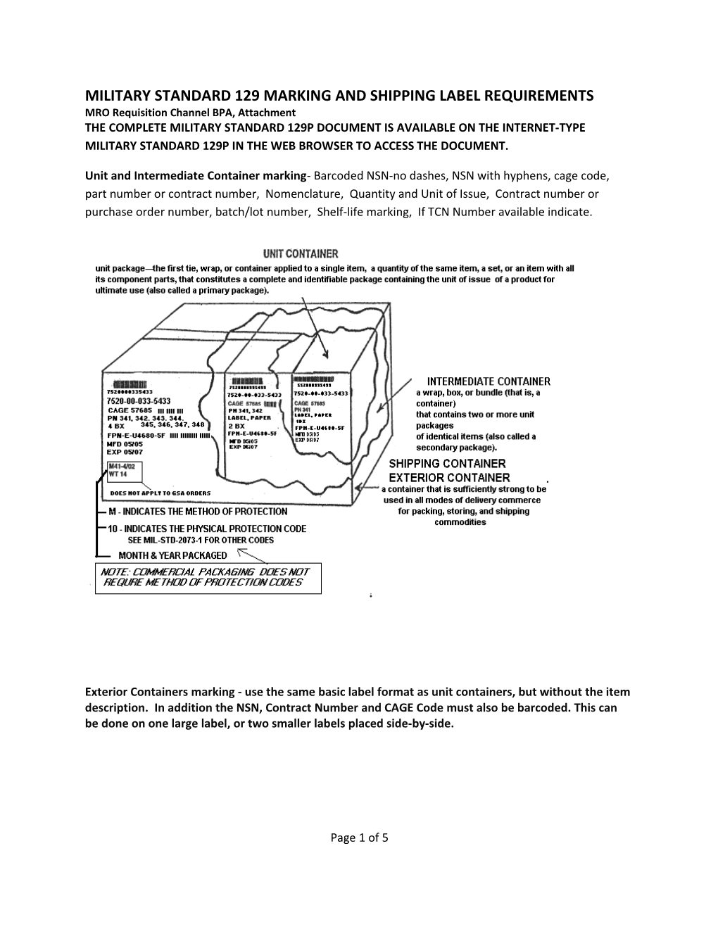 MRO Requisition Channel BPA, Attachment