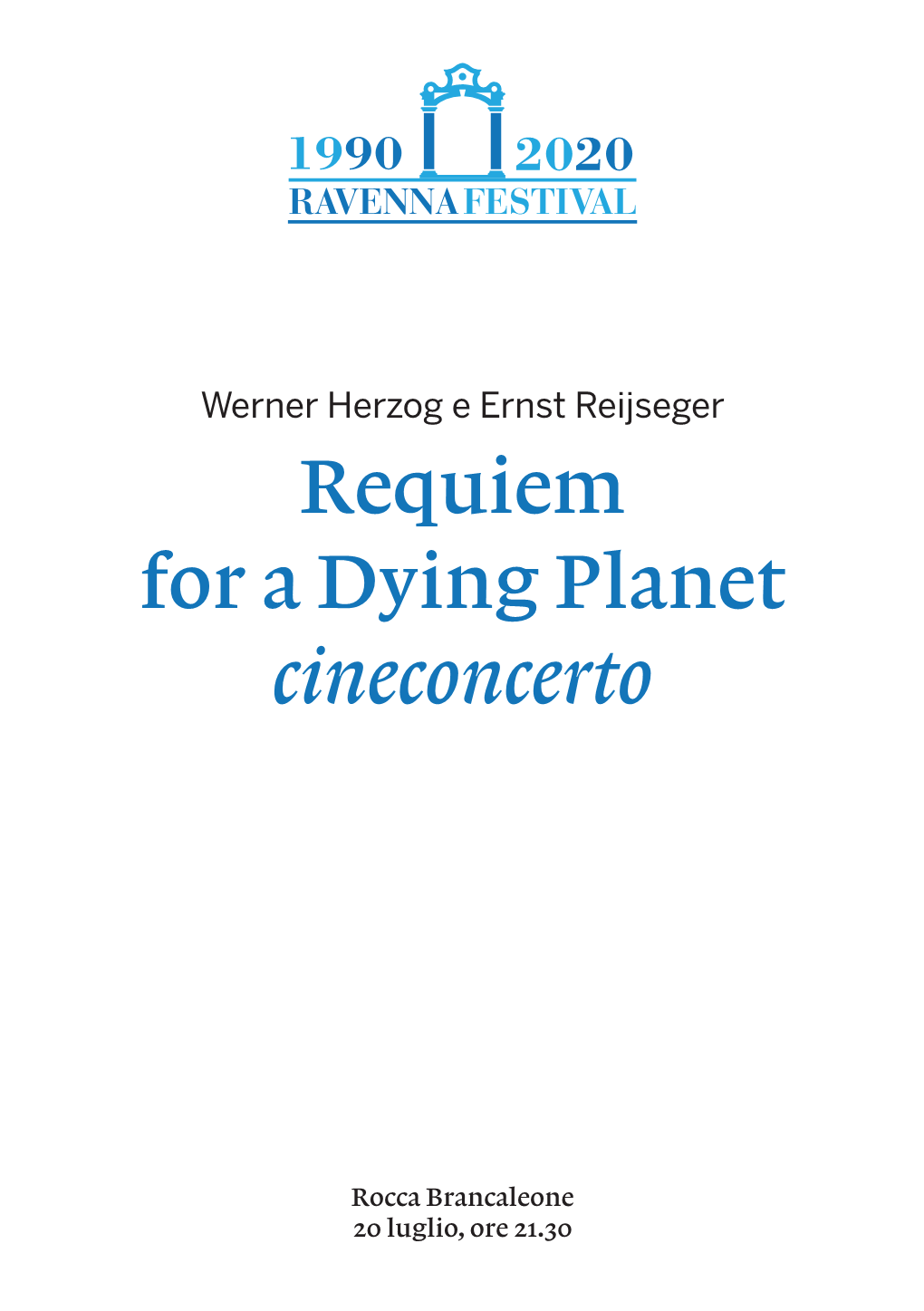 Requiem for a Dying Planet Cineconcerto