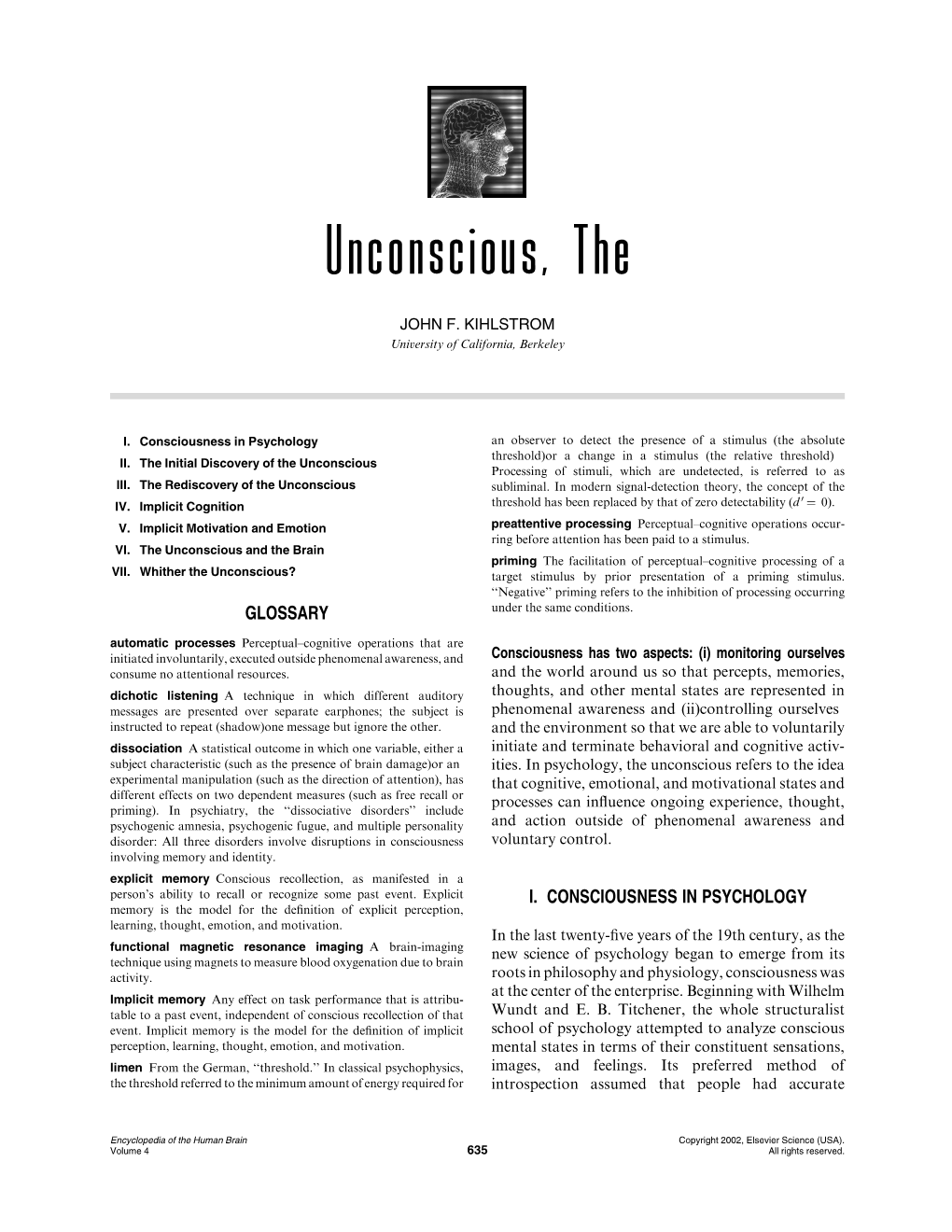 Unconscious, The