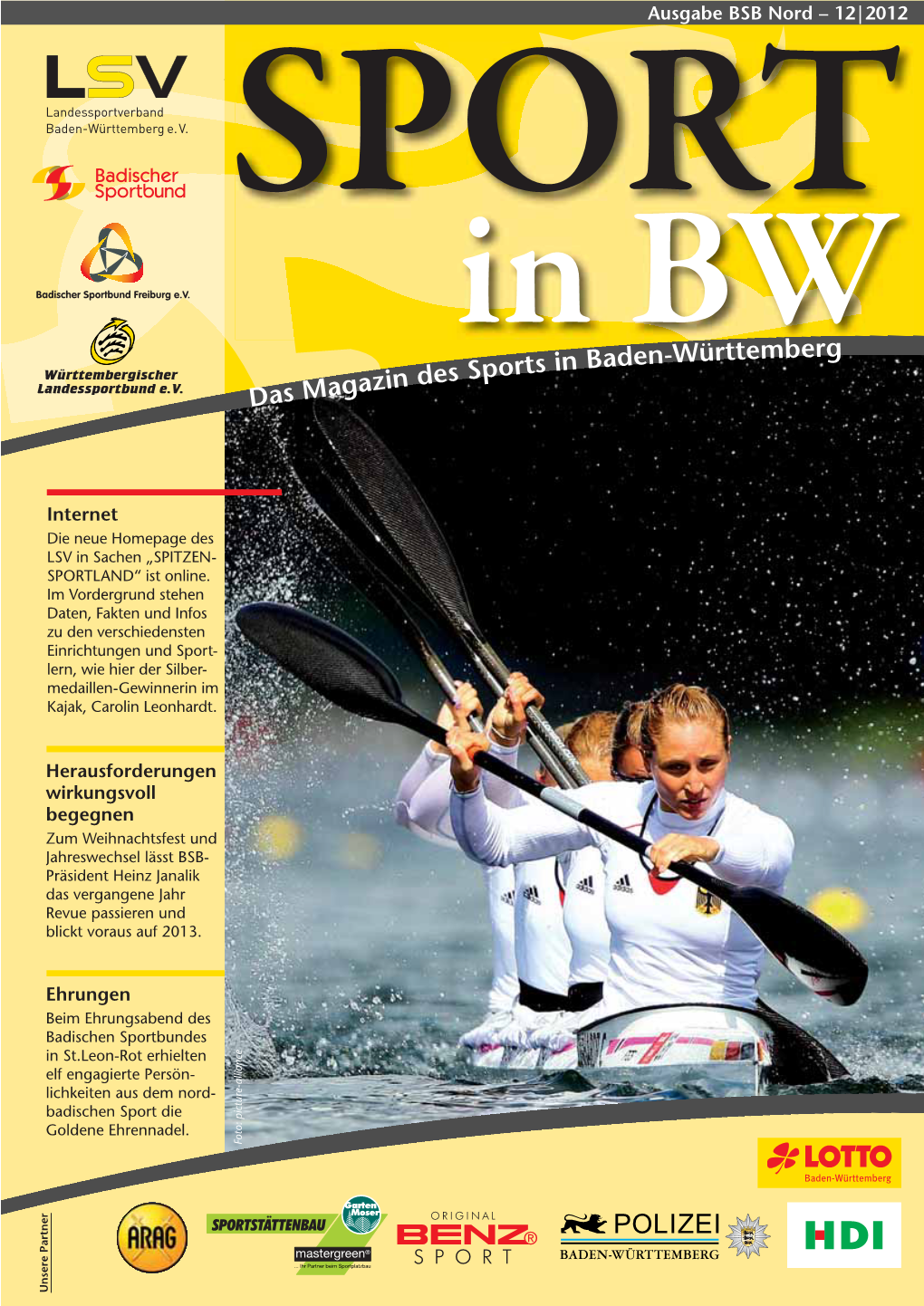 In BW Das Magazin Des Sports in Baden