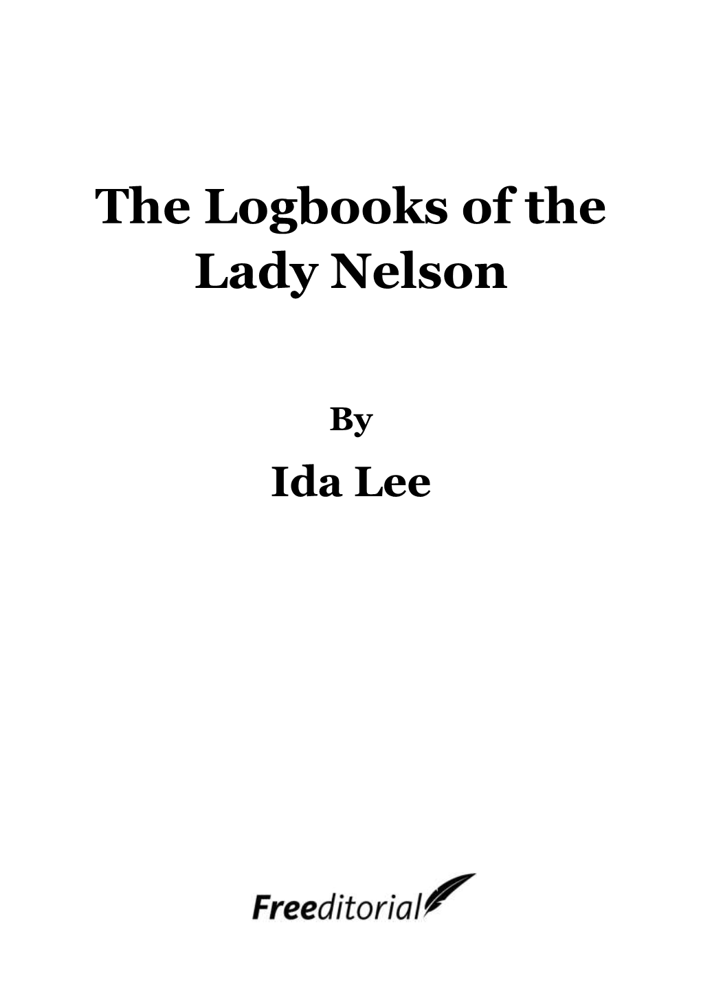 The Logbooks of the Lady Nelson