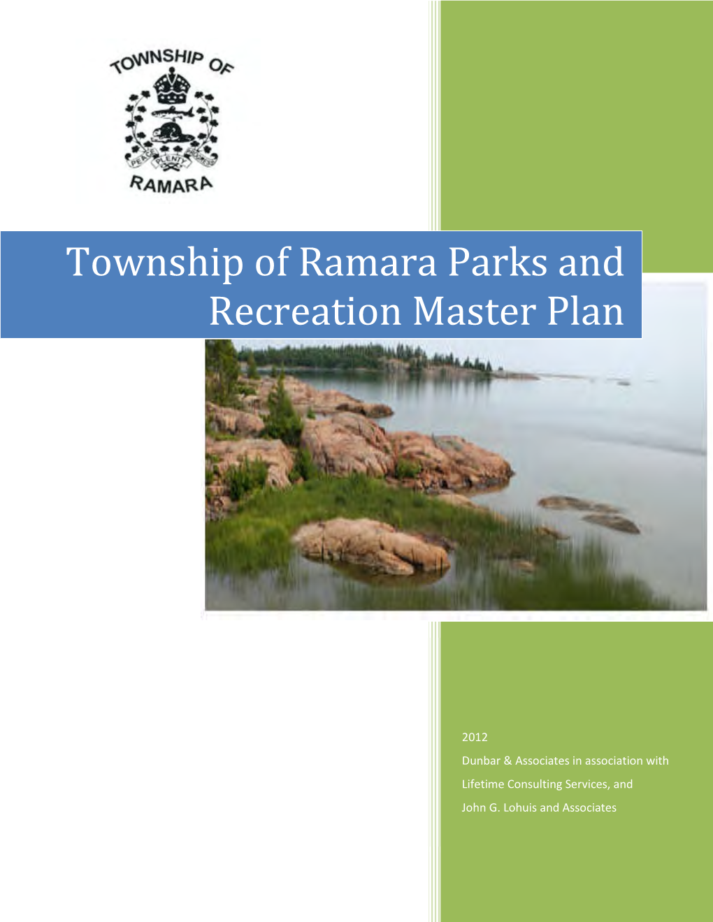Township of Ramara Parks and Recreation Master Plan