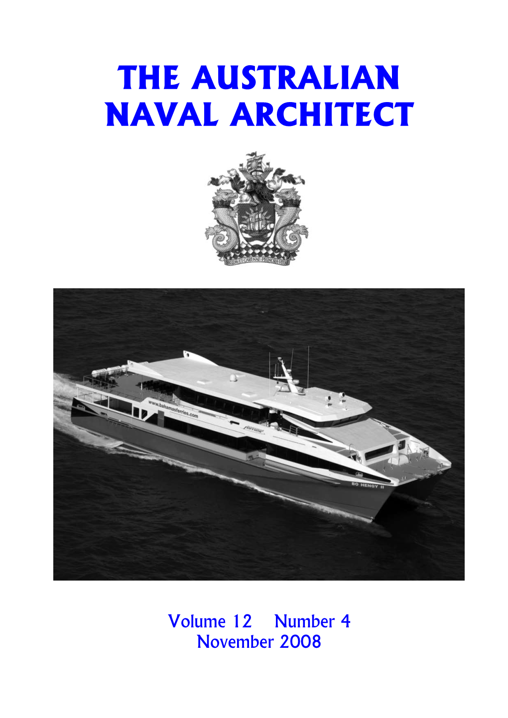 The Australian Naval Architect