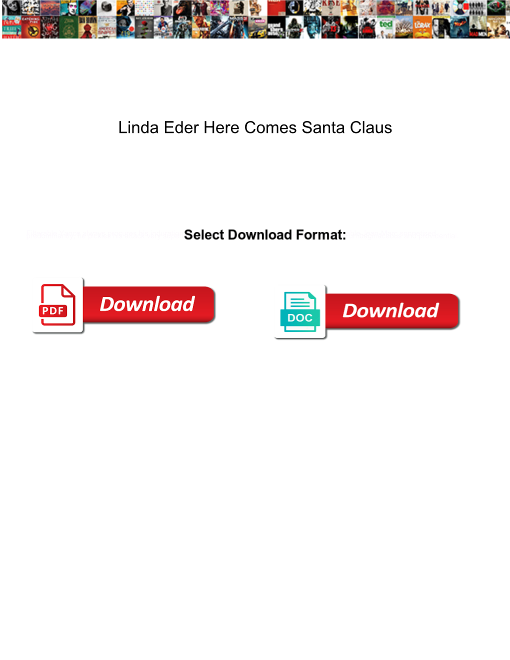 Linda Eder Here Comes Santa Claus