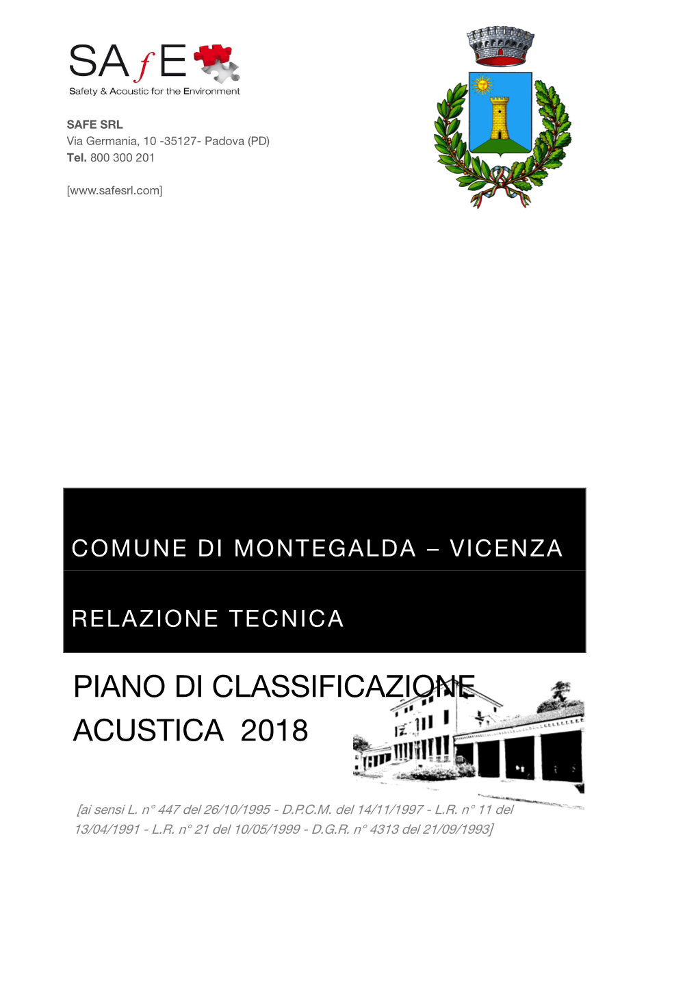 Vicenza RELAZIONE TECNICA