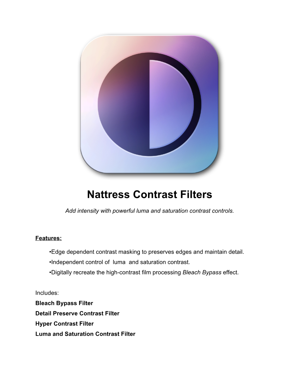 Nattress Contrast Filters