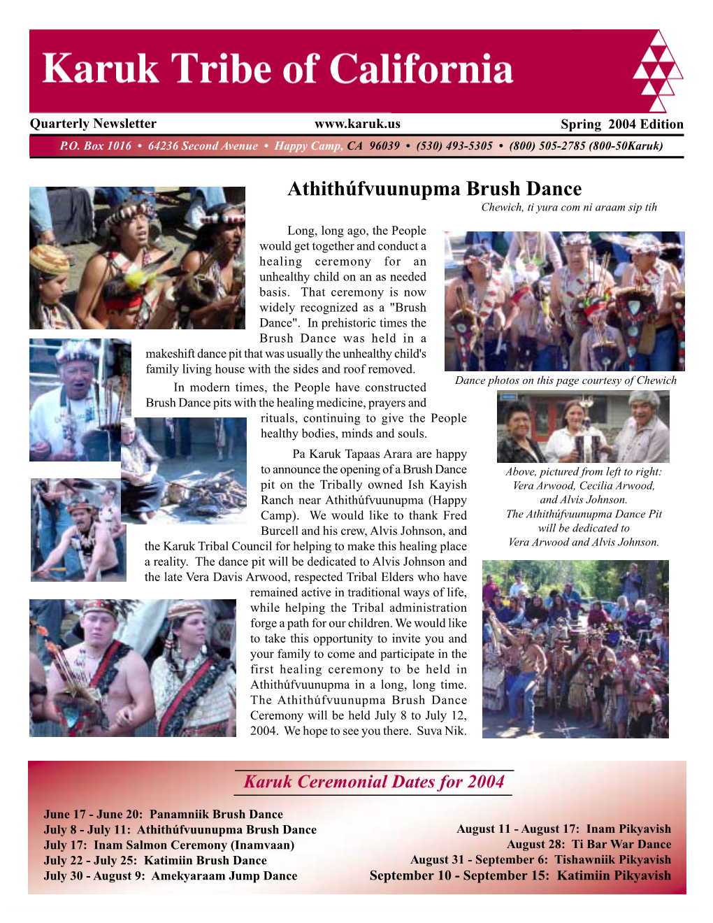 Spring 2004 Newsletter