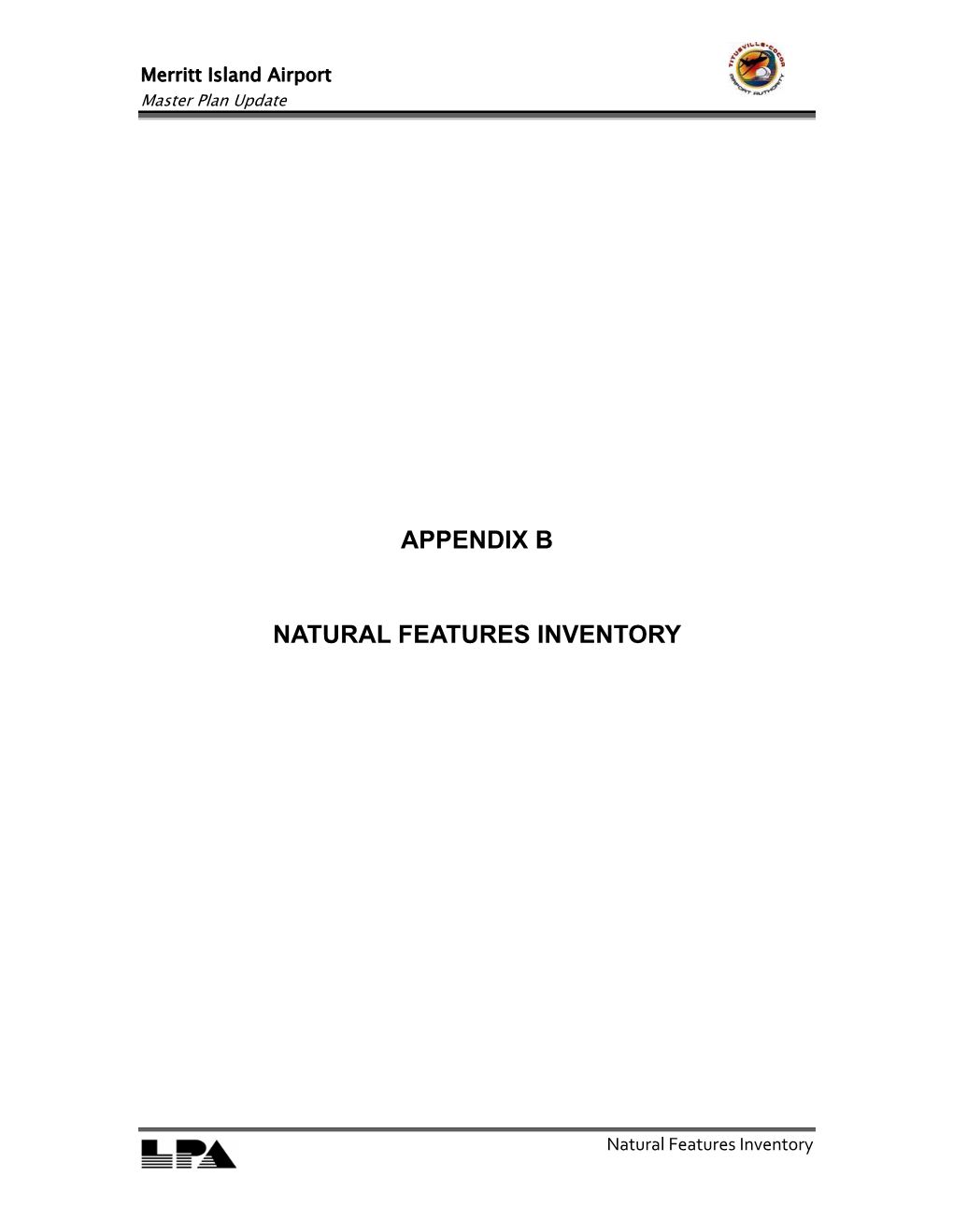 Appendix B Natural Features Inventory