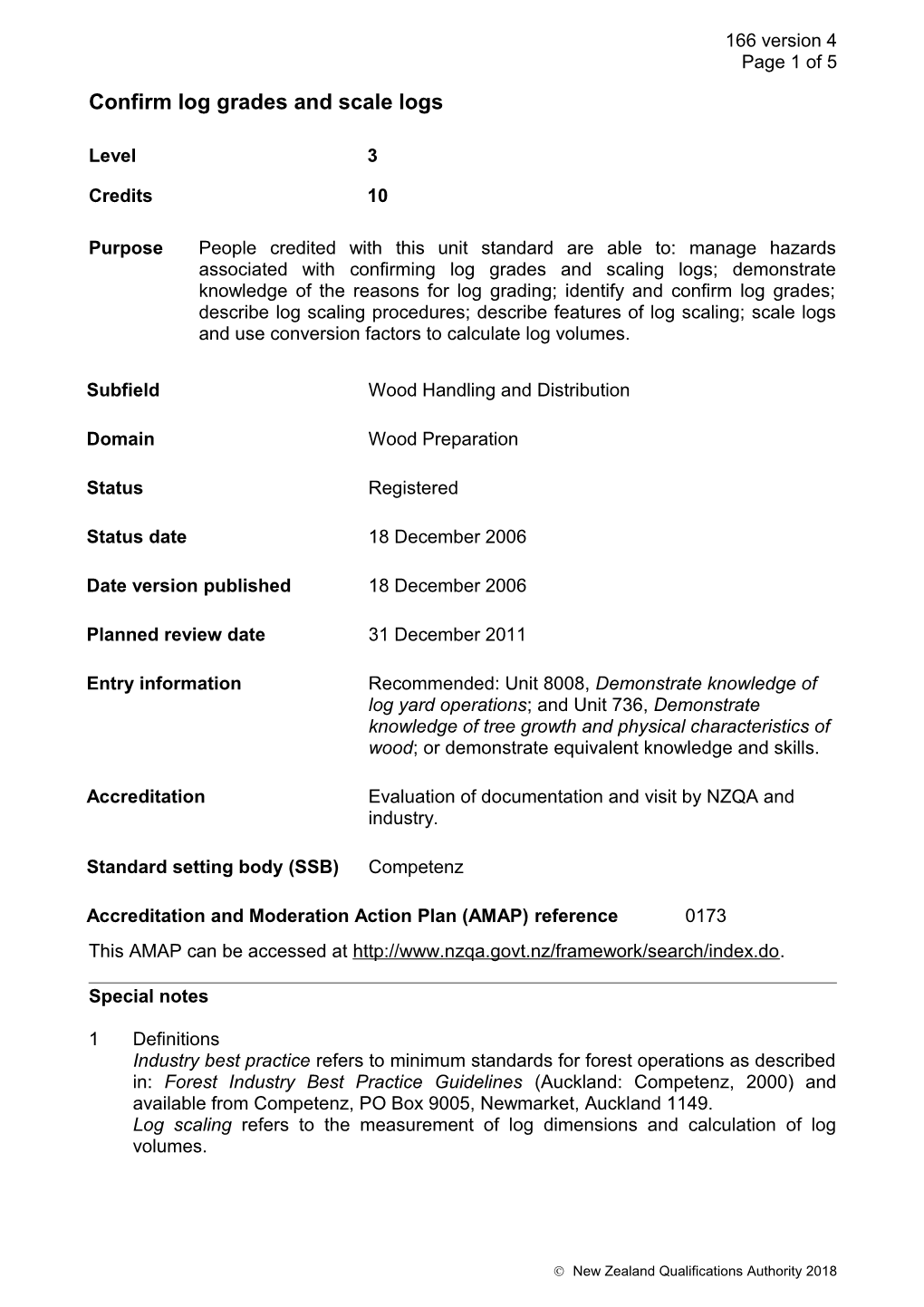 166 Confirm Log Grades and Scale Logs