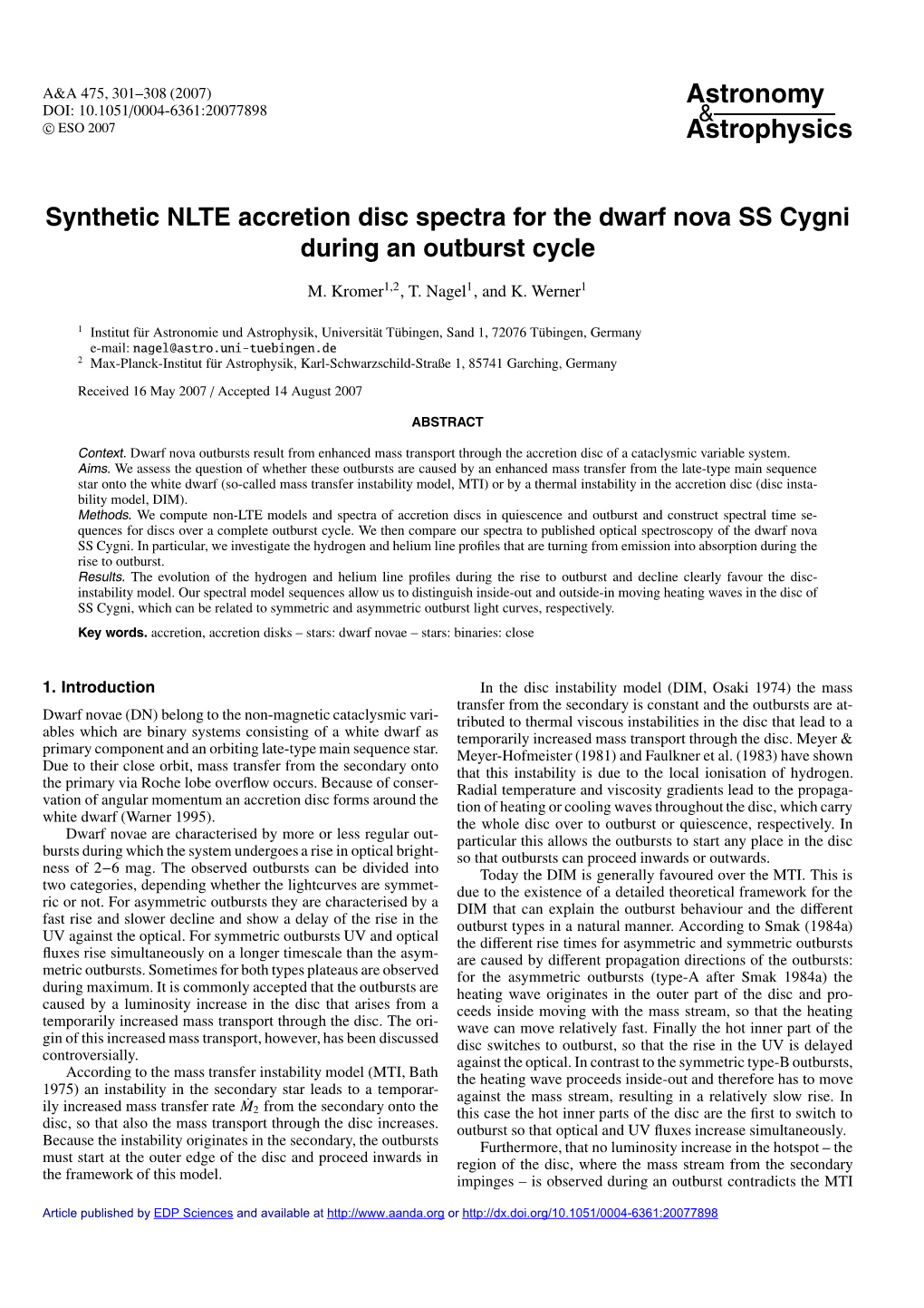 Synthetic NLTE Accretion Disc Spectra for the Dwarf Nova SS Cygni During an Outburst Cycle