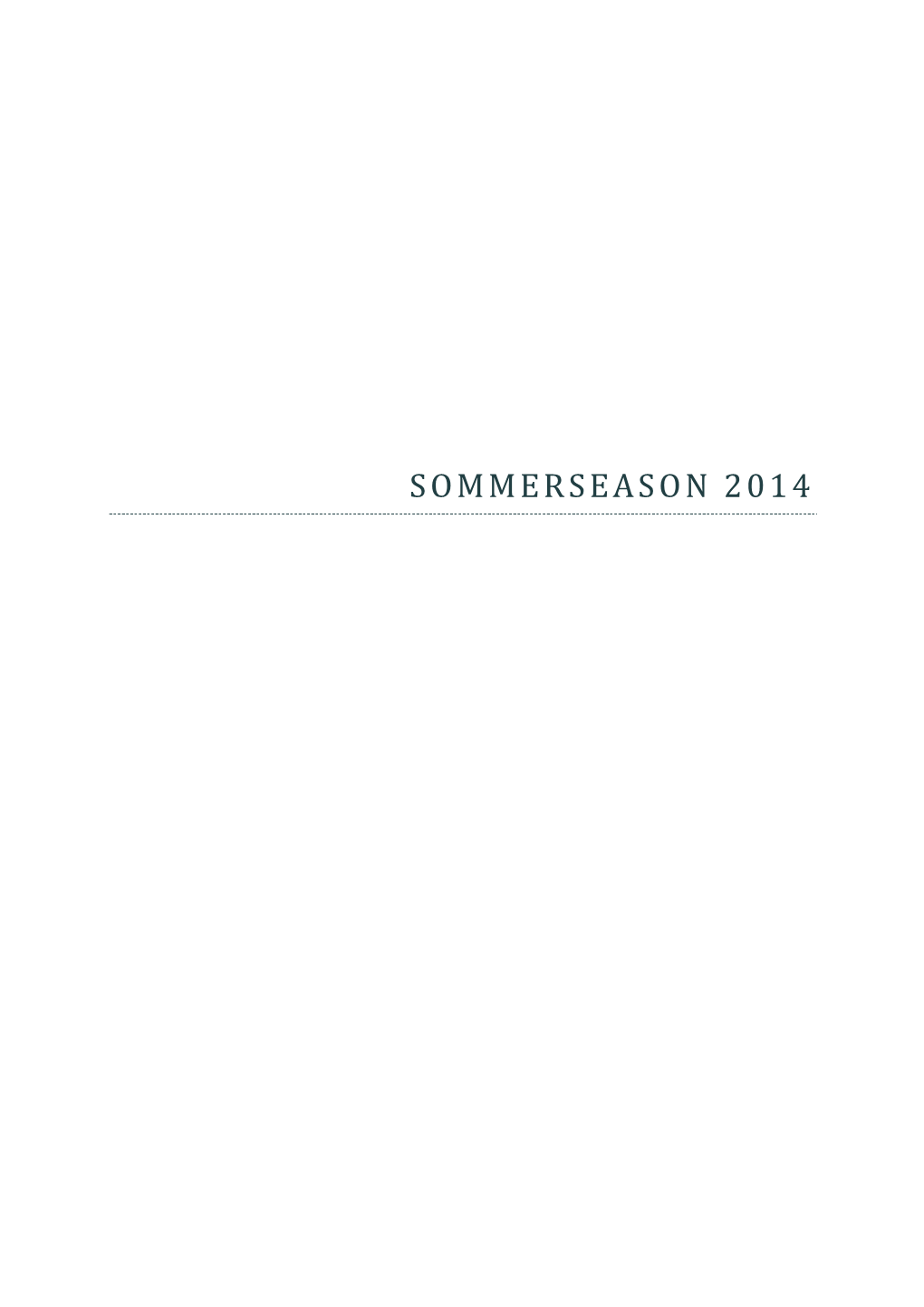 Summerseason 2014