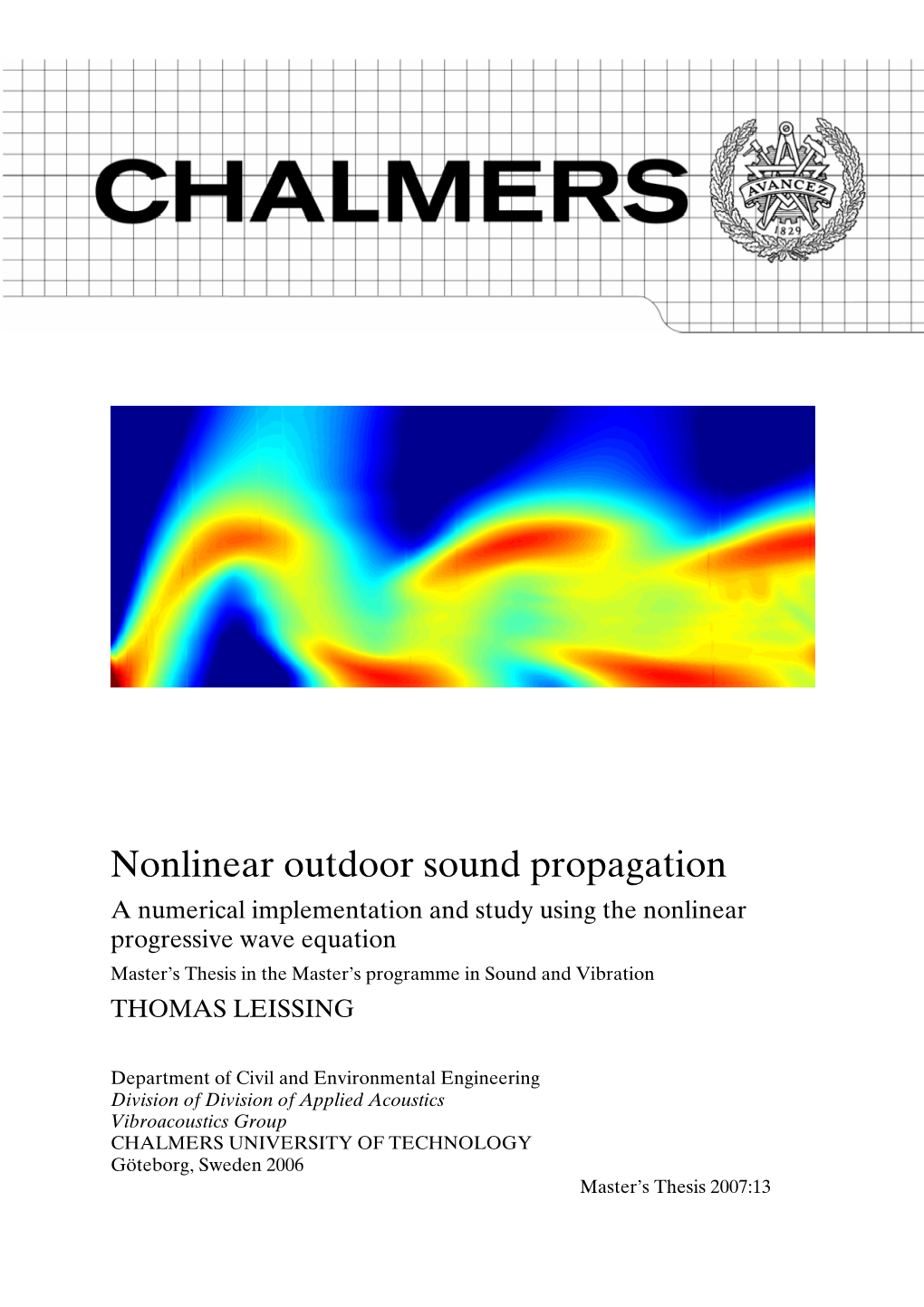 Nonlinear Outdoor Sound Propagation