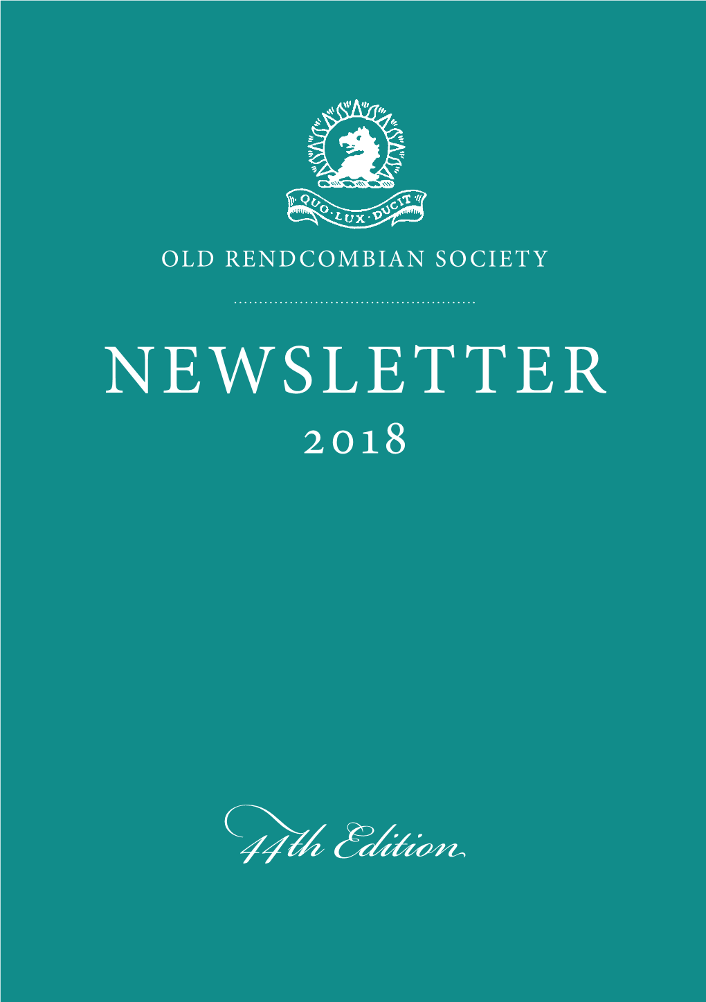 Old Rendcombian Society Newsletter 2018