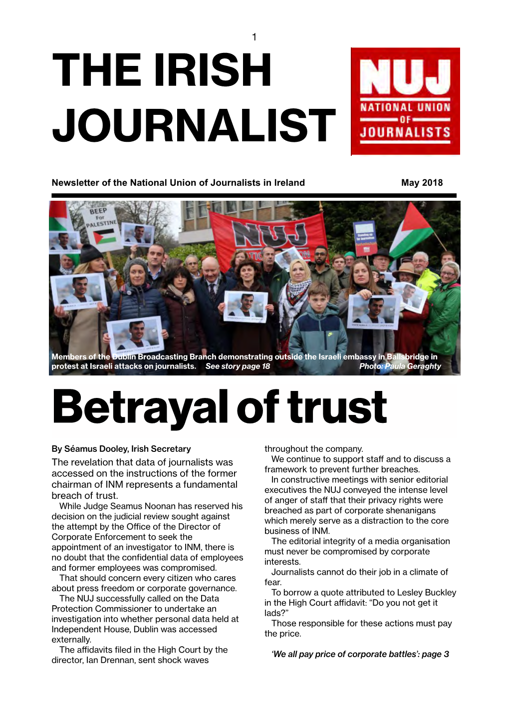 Irish Journalist May 2018