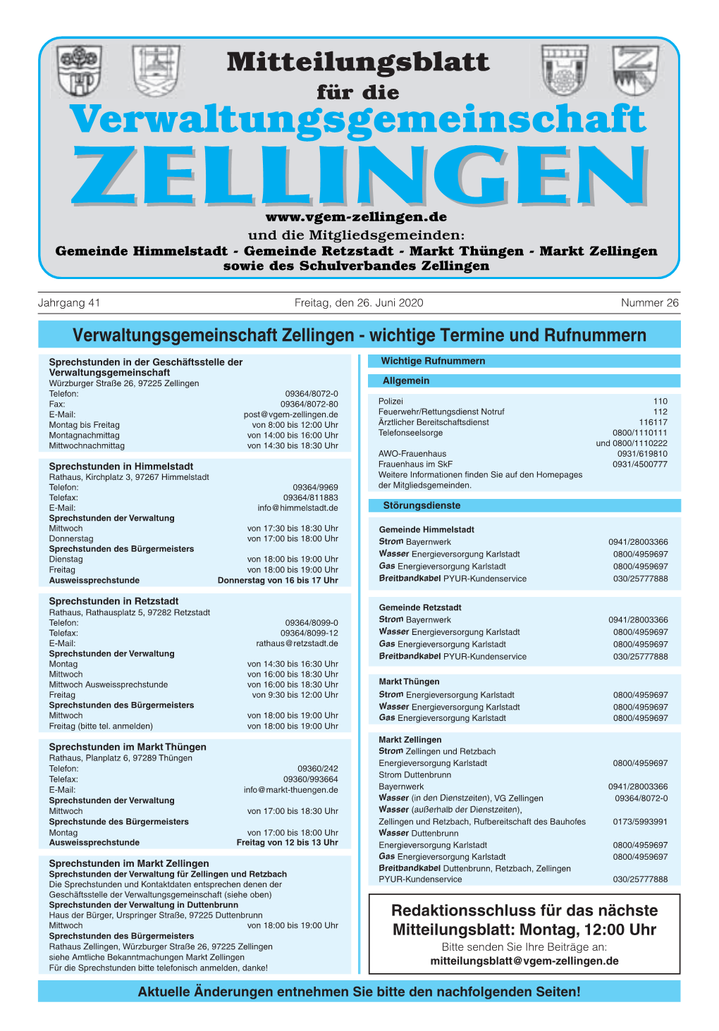 Verwaltungsgemeinschaft Zellingen