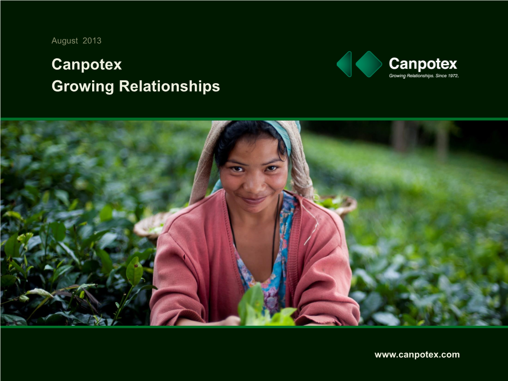 Canpotex Growing Relationships
