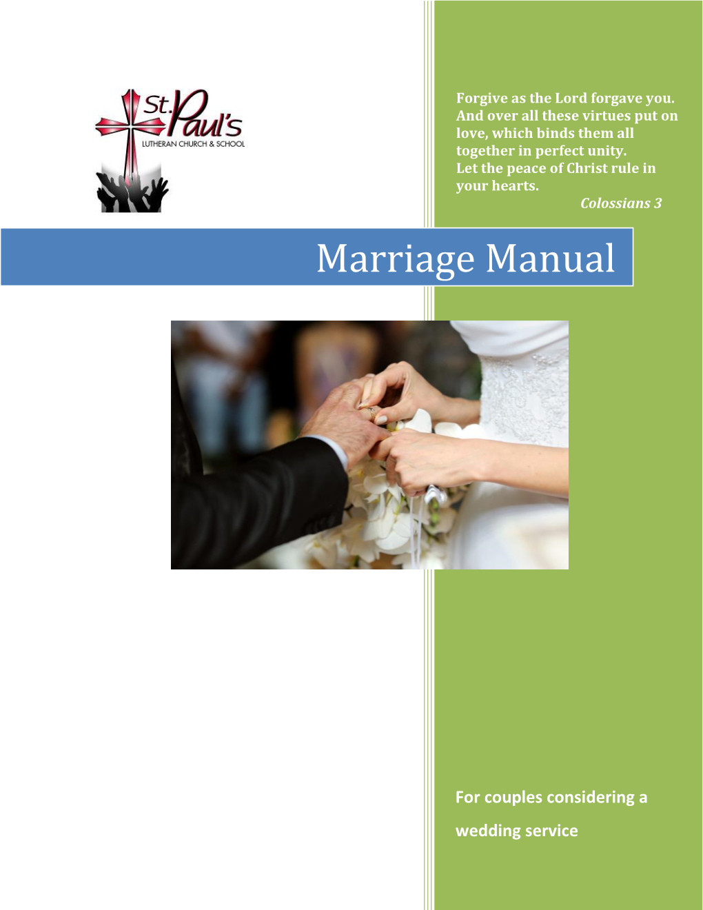 Marriage Manual