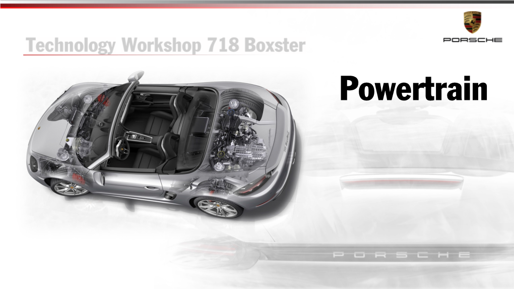 Powertrain the Breathtaking Future of Car the New 718 Boxster: Development Approaches